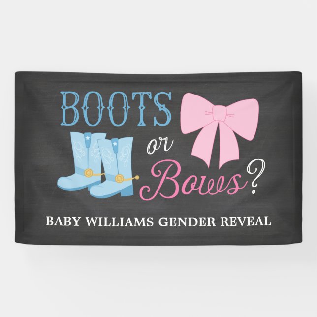 Stiefel oder Bogen-Geschlecht decken Banner (Horizontal)