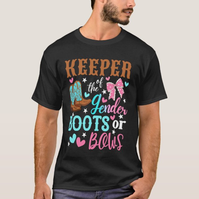 Stiefel oder Bögen Geschlechter Hüter Die Geschlec T-Shirt (Vorderseite)