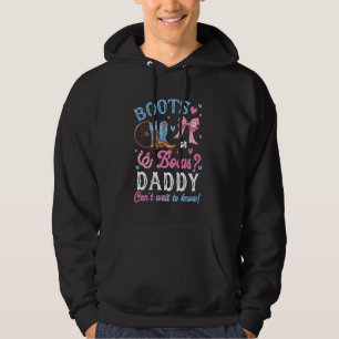 Stiefel oder Bögen Geschlechtsdekorationen Daddy L Hoodie