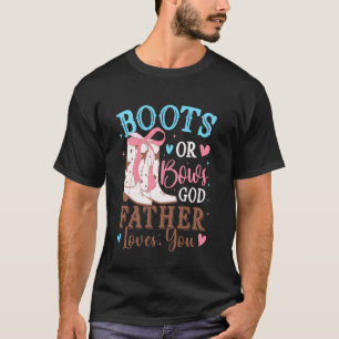 Stiefel oder Bögen Geschlechtsenthüllungsdekoratio T-Shirt