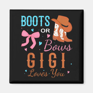 Stiefel oder Bögen Gigi liebt dich Geschlechtsenth Magnet