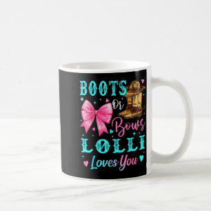 Stiefel oder Bögen Lolli liebt dich Geschlecht ent Kaffeetasse