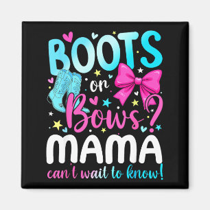 Stiefel oder Bögen Mama liebt dich Geschlechtsenth Magnet