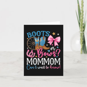Stiefel oder Bogen MOMOM-Lieben, die Sie Geschlech Karte