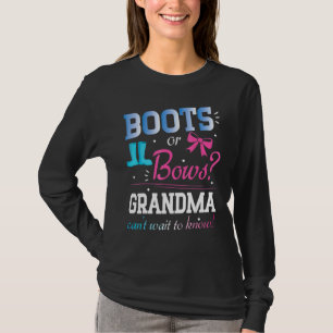 Stiefel oder Bogen Oma kann nicht warten zu wissen T-Shirt