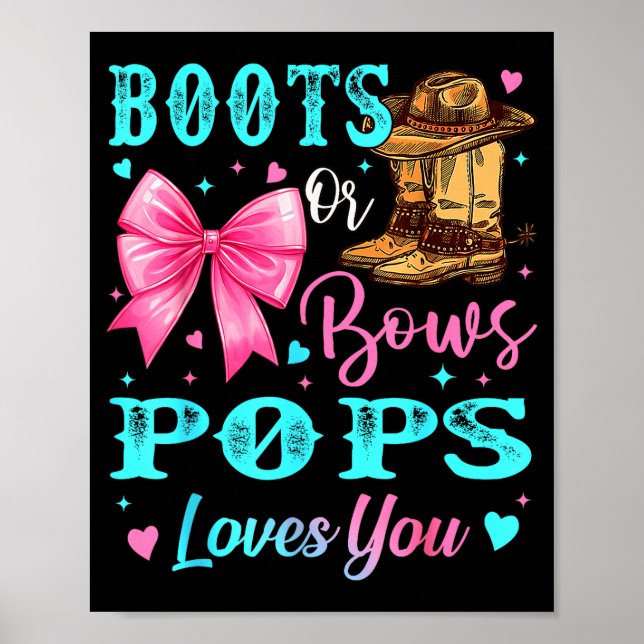 Stiefel oder Bögen Ps Liebt dich Geschlecht Enthül Poster (Vorne)