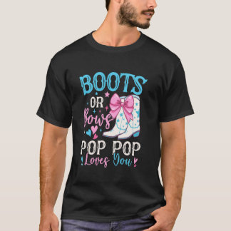Stiefel oder Schleifen Pop Pop liebt dich passende T-Shirt