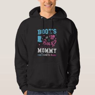 Stiefel oder Stiefel Mami Gender offenbaren rosa o Hoodie