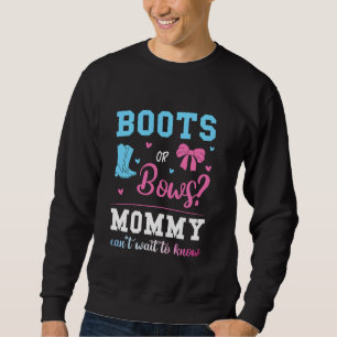 Stiefel oder Stiefel Mami Gender offenbaren rosa o Sweatshirt