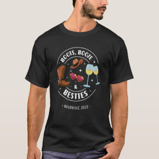 Stiefel Schnaps und beste Freundinnen Nashville Ju T-Shirt