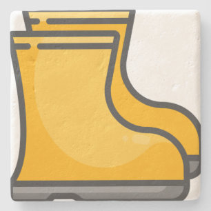 Stiefel Steinuntersetzer