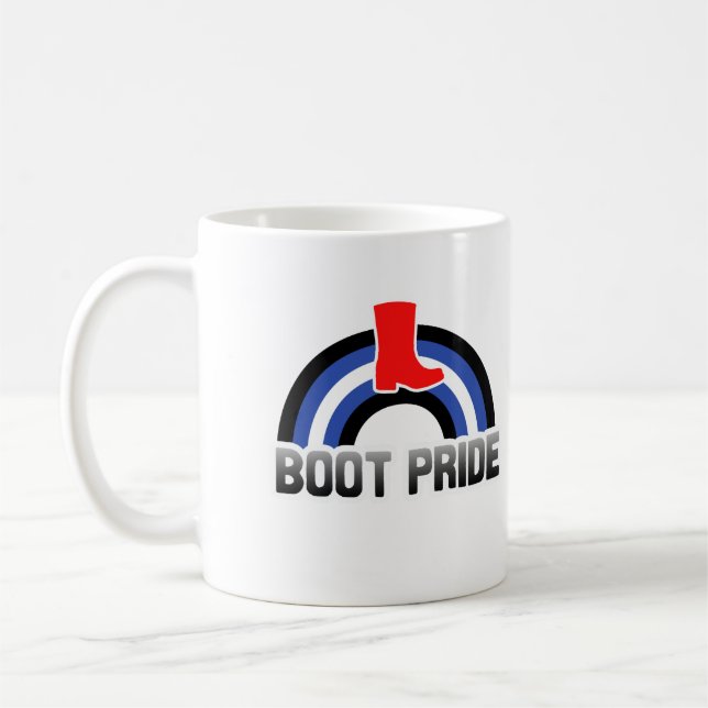 Stiefel-Stolz Kaffeetasse (Links)