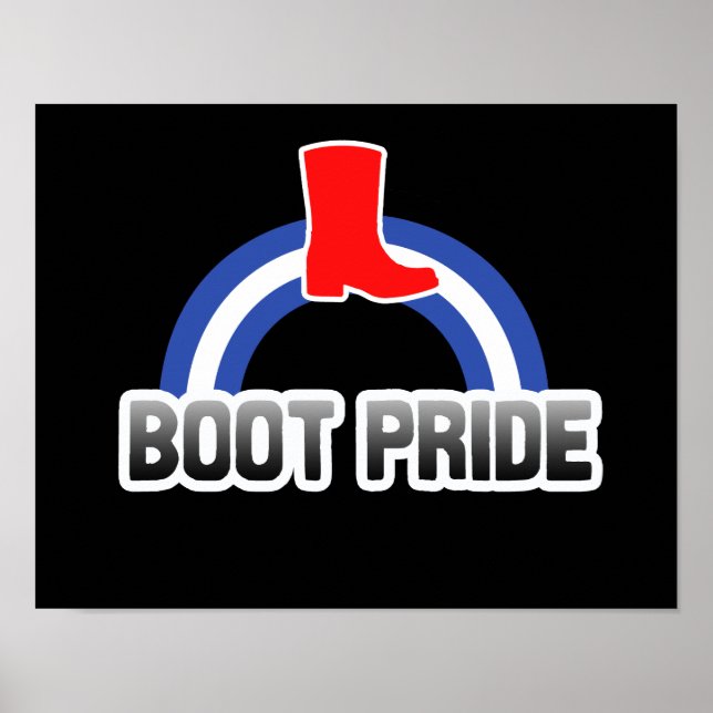 Stiefel-Stolz Poster (Vorne)