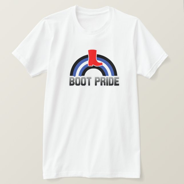 Stiefel-Stolz T-Shirt (Design vorne)