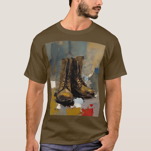 Stiefel T-Shirt (Vorderseite)