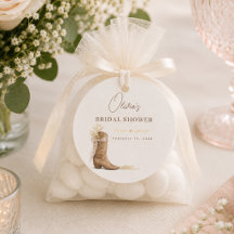 Stiefel und Brunch Florales Schleifen-Brautjungges
