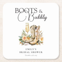 Stiefel und Bubbly Western Brautparty