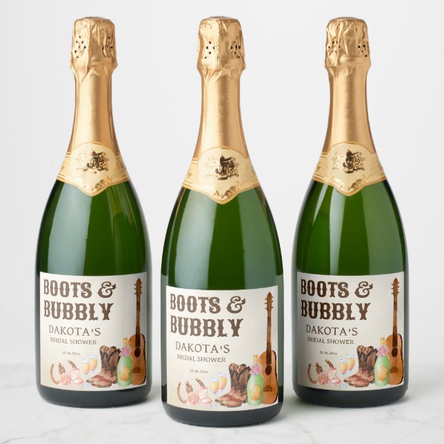 Stiefel und Bubbly Western Rodeo Cowgirl Brunch (Flaschen)