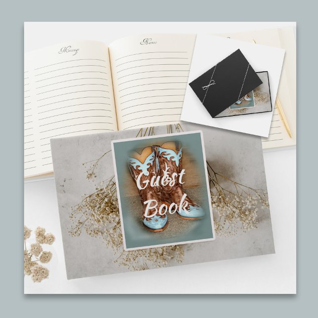 Stiefel und getrocknete Blume Gästebuch (Von Creator hochgeladen)