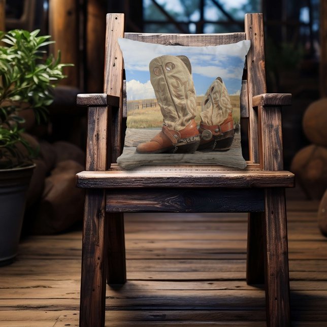 Stiefel und Sporen Western Kissen (Von Creator hochgeladen)
