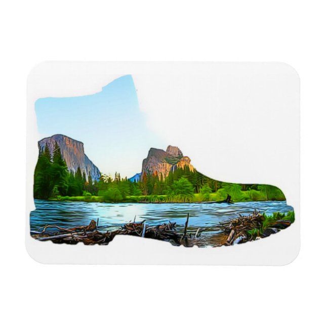 Stiefelansicht Magnet (Horizontal)