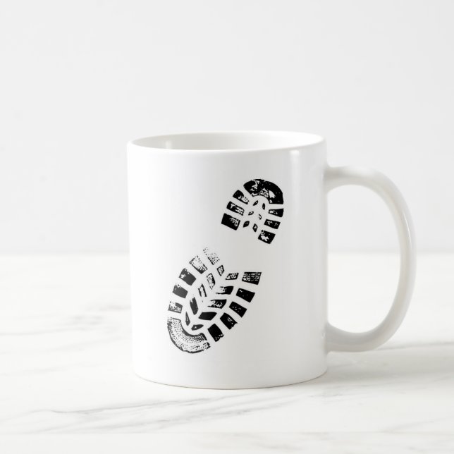 Stiefeldruck Kaffeetasse (Rechts)