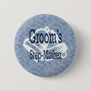 Stiefmutter des Bräutigam-Knopfes Button