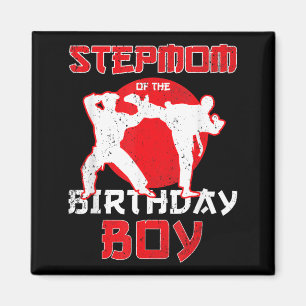 Stiefmutter des Geburtstags Karate Taekwondo Junge Magnet