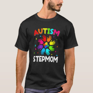 Stiefmutter Familienunterstützung Autismus-Bewusst T-Shirt