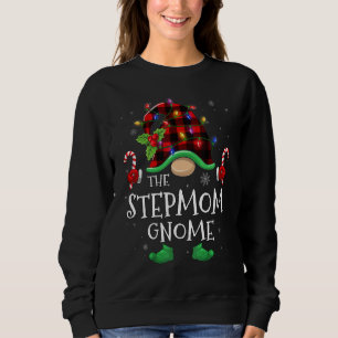 Stiefmutter-Gnom-Buffalo-Karo-Passende-Familien-We Sweatshirt