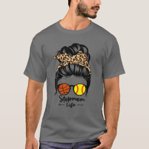 Stiefmutter Leben Unordentlicher Dutt Haare Softba T-Shirt