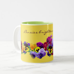 Stiefmütterchen16v1 Zweifarbige Tasse