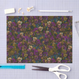 Stiefmütterchen auf 3 seidenpapier