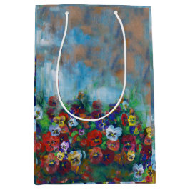 Stiefmütterchen-Geschenktasche Mittlere Geschenktüte
