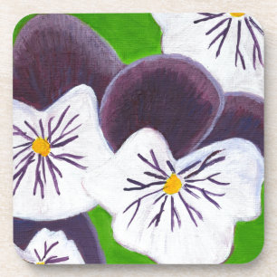 Stiefmütterchen Getränkeuntersetzer