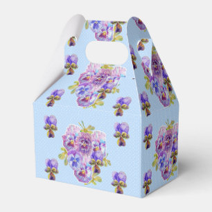 Stiefmütterchen Hochzeitstorte Geschenkbox in schm Geschenkschachtel