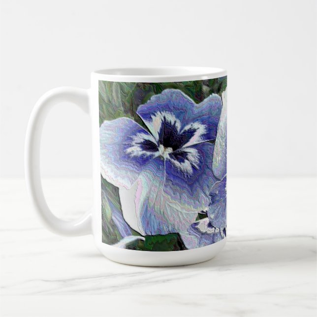 STIEFMÜTTERCHEN KAFFEETASSE (Links)