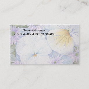 STIEFMÜTTERCHEN-KUNDENGERECHTE GESCHÄFTS-KARTEN VISITENKARTE