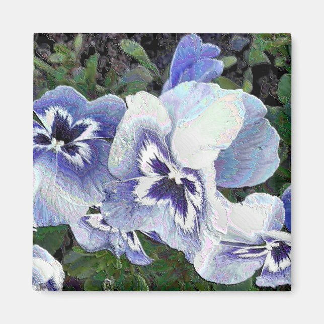 STIEFMÜTTERCHEN MAGNET (Vorne)