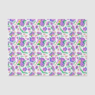 Stiefmütterchen Musterpapier Seidenpapier