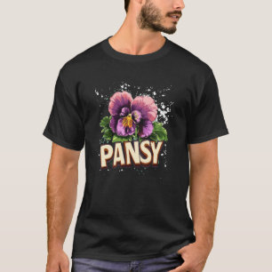 Stiefmütterchen-Pflanzen-Kostüm für Wildblumen und T-Shirt