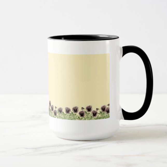 Stiefmütterchen-Reihe Tasse (Rechts)