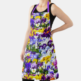 Stiefmütterchen Schürze