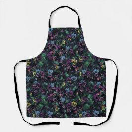 Stiefmütterchen-Schürze (vintage Stil) Schürze