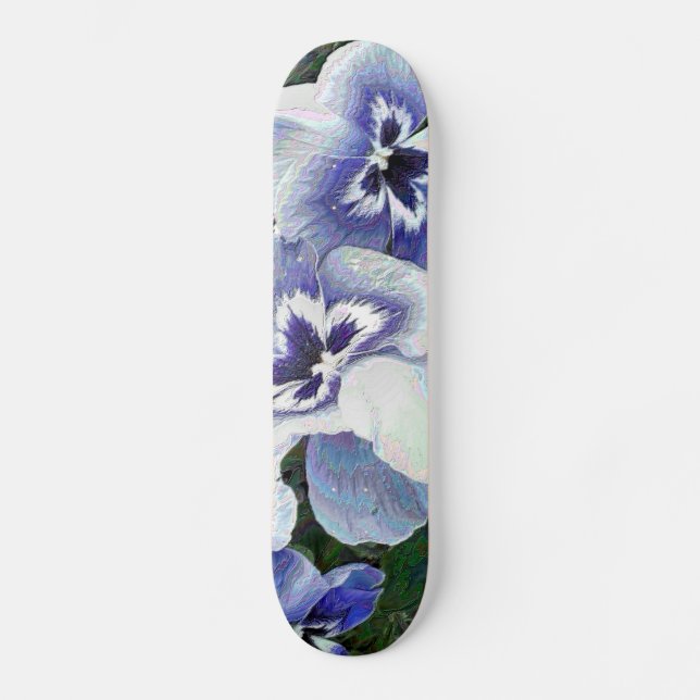 STIEFMÜTTERCHEN SKATEBOARD (Vorderseite)