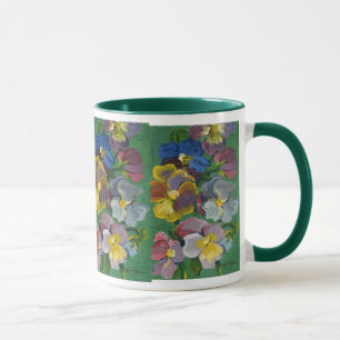 Stiefmütterchen Tasse