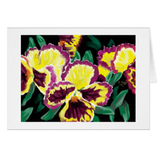 Stiefmütterchenkarte