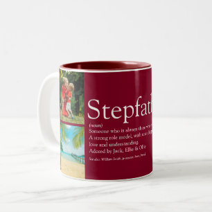 Stiefvater Definition 4 Foto Burgund Zweifarbige Tasse