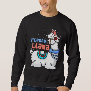 Stiefvater Lama passende Familien-Weihnachts-Pyjam Sweatshirt