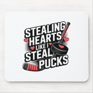 Stiehl Herzen wie ich Pucks am Valentinstag Mousepad